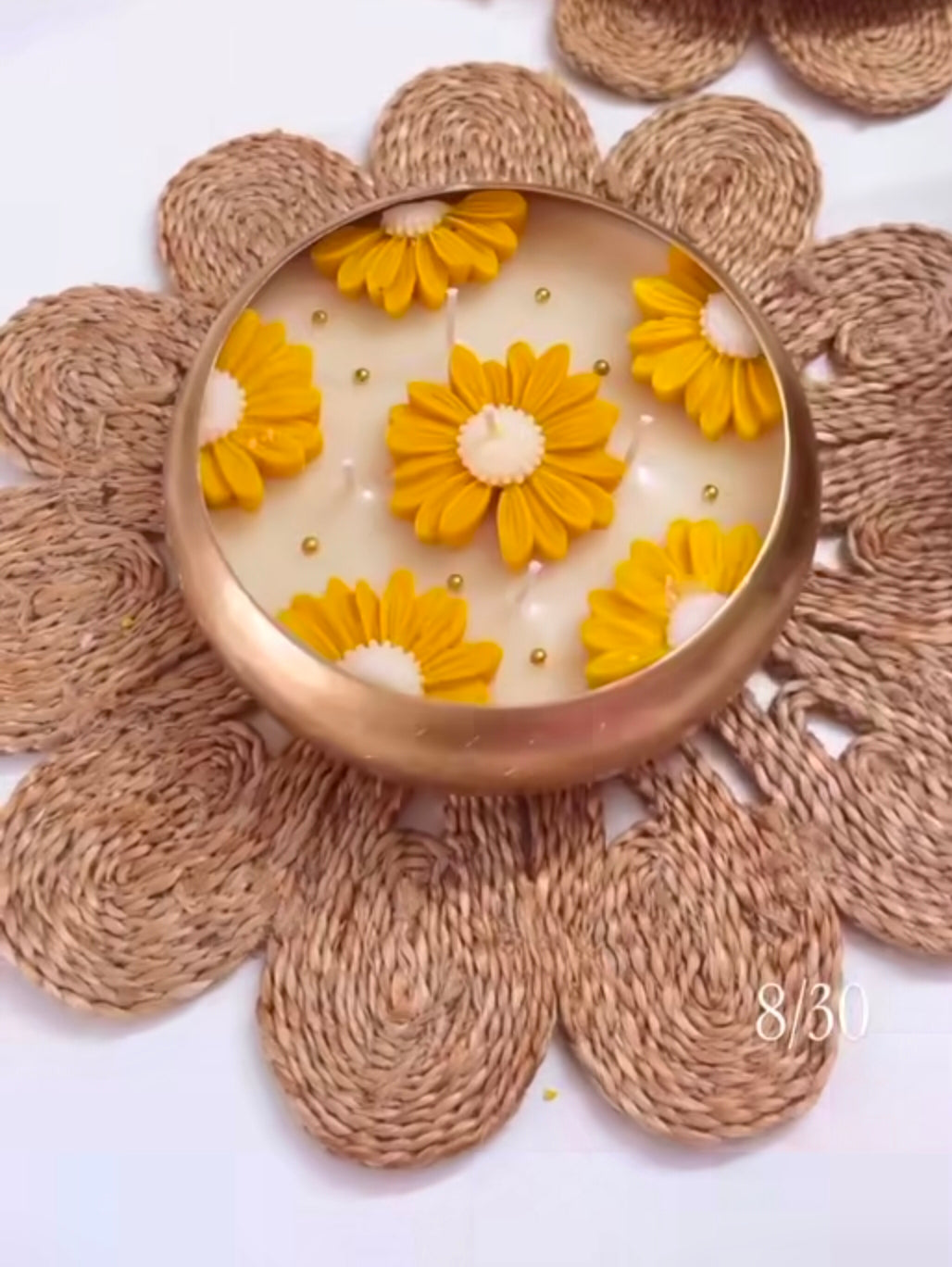 Decorative Uril Wax Candel