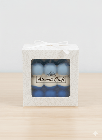 Bubble Natural Wax Candle 1pc - ALSWATI CRAFT