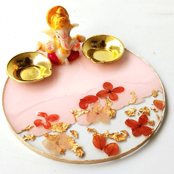 Resin pooja Thali - ALSWATI CRAFT