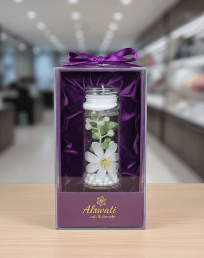 Scented Soya Wax Jar Candel - ALSWATI CRAFTGift