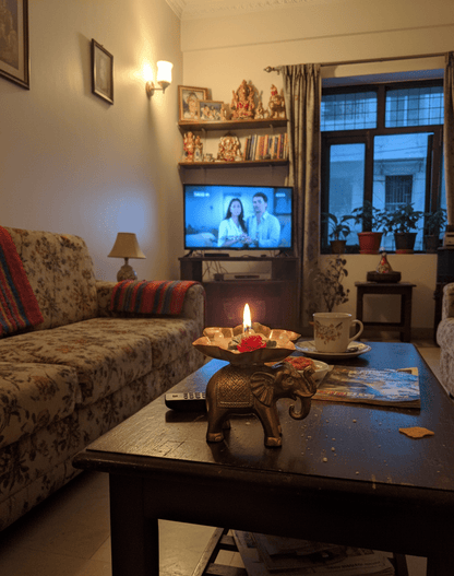 Soya wax Elephant Urli Candel - ALSWATI CRAFTCandle